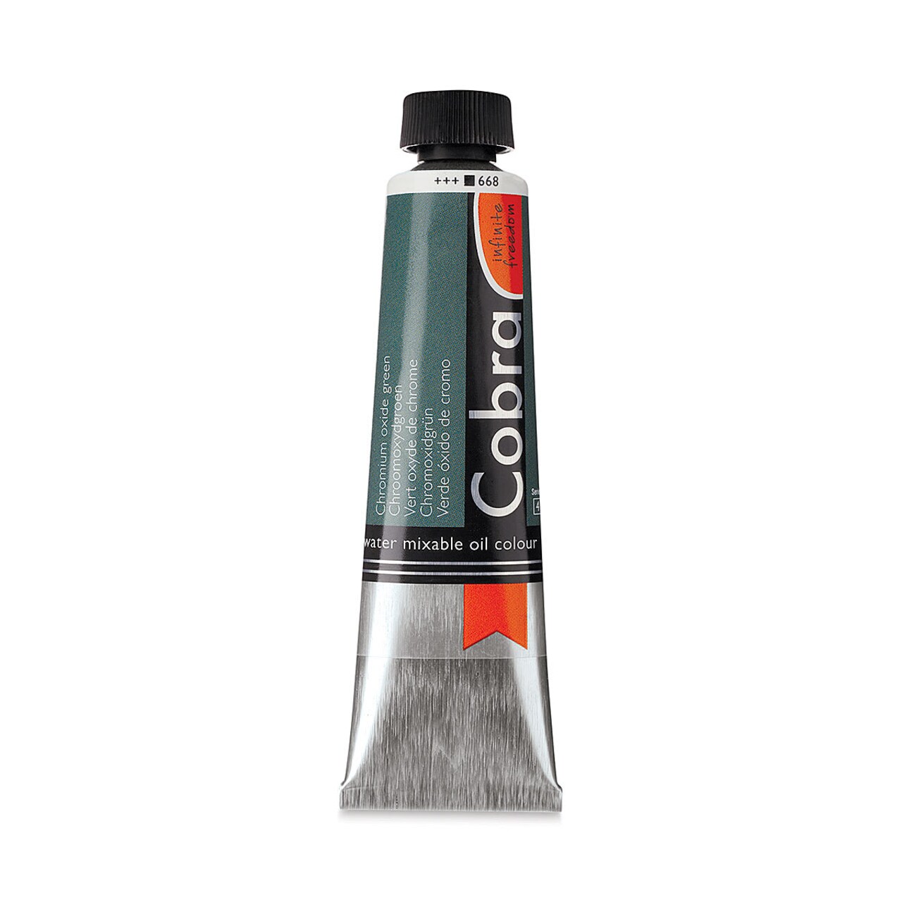 Cobra Artist Water Mixable Oil Paint - Chromium Oxide Green, 40 ml tube